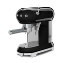 Smeg 50's Style Espresso Manual Coffee Machine Black ECF01BLSA