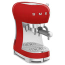 Smeg 50's Style Espresso Manual Coffee Machine Red ECF02RDEU