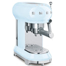 Smeg 50'S Style Espresso Manual Coffee Machine Pastel Blue ECF01PBSA