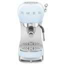 Smeg 50's Style Espresso Manual Coffee Machine Pastel Blue ECF02BLEU