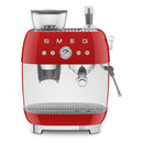 Smeg 50's Style Espresso Manual Coffee Machine Red EGF03RDEU
