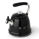 Smeg Whistling Kettle, 2.3 Litre Black CKLW2001BL