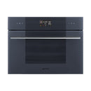 Smeg 40L Neptune Grey Combi Microwave Oven Linea SO4102M1G