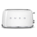 Smeg Retro 1500W 4 Slice Toaster White TSF02WHSA