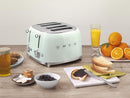 Smeg Retro 2000W 4 Slice Toaster Pastel Green TSF03PGSA