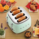 Smeg Retro 2000W 4 Slice Toaster Pastel Green TSF03PGSA