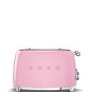 Smeg Retro 2000W 4 Slice Toaster Pink TSF03PKSA