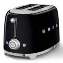 Smeg Retro 950W 2 Slice Toaster Black TSF01BLSA