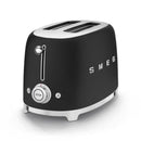 Smeg Retro 950W 2 Slice Toaster Matte Black TSF01BLMSA
