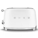 Smeg Retro 950W 2 Slice Toaster Matte White TSF01WHMSA