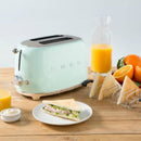 Smeg  Retro 950W 2-Slice Toaster Pastel Green TSF01PGSA